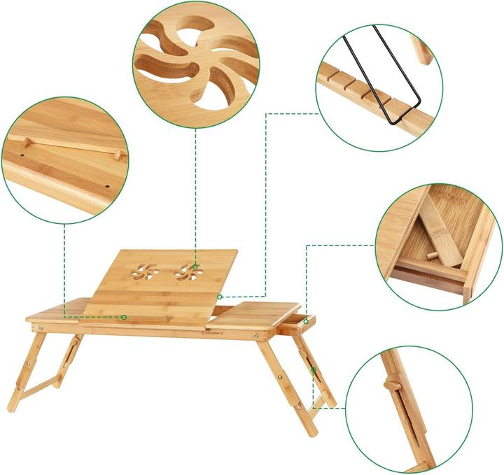 Actual product image Songmics Laptop Desk