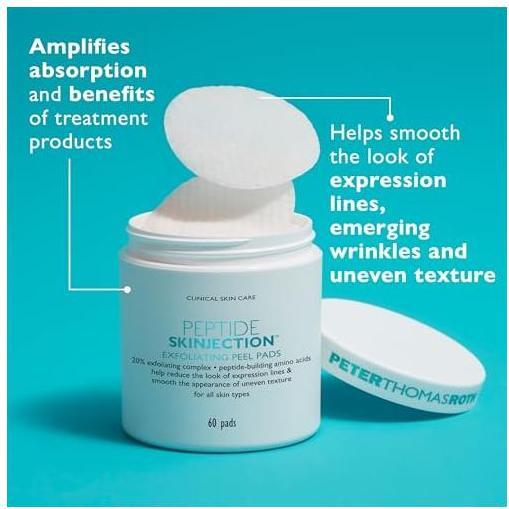Actual product image Peter Thomas Roth Peptide Skinjection Exfoliating Peel Pads for Smoothing (Exfoliation)