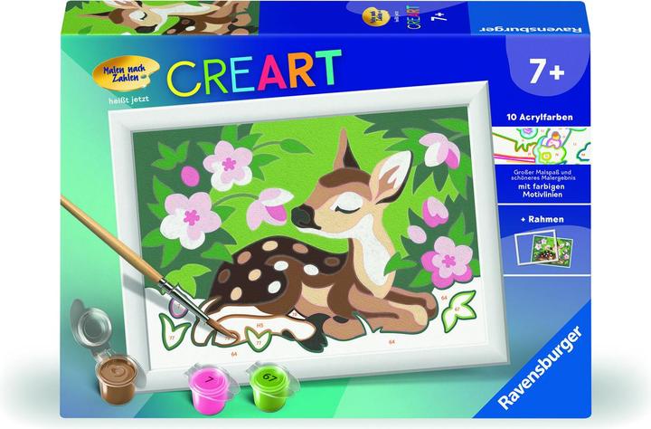 Produktbild Ravensburger Malen nach Zahlen 20060 - Kleines Reh – Kinder ab 7 Jahren
