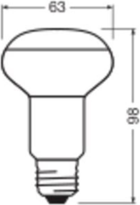 Produktbild Ledvance LED-Reflektorlampe (E27, 4.90 W, 345 lm, 10 x, G)