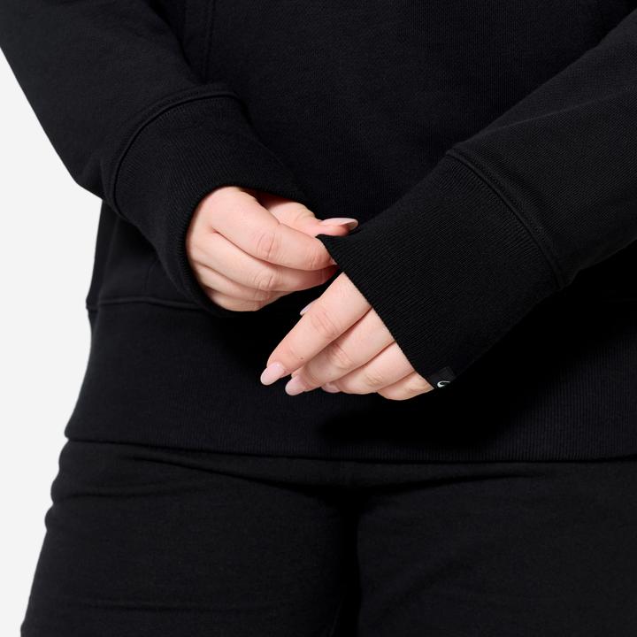 Immagine prodotto Domyos Hoodie Damen lang - schwarz (L)