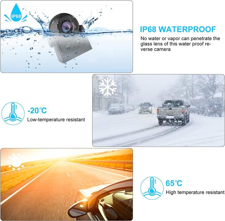 Produktbild Mhcabsr WiFi Wireless Rueckfahrkamera