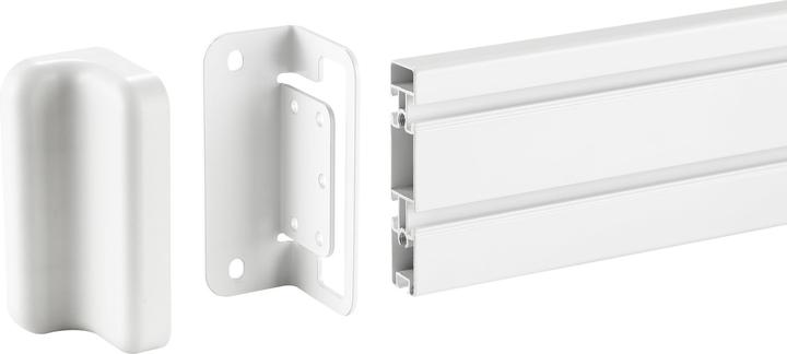 Immagine prodotto InLine Staffa di montaggio Slatwall per pannello a parete - Bianco - Set di 2