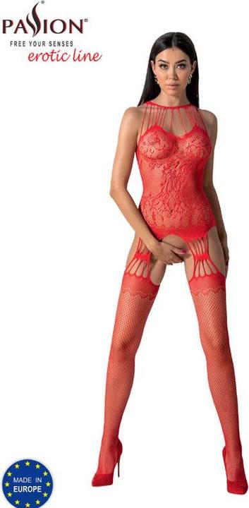 Actual product image Passion Bs095 Bodystocking Rojo Talla Unica (One size)