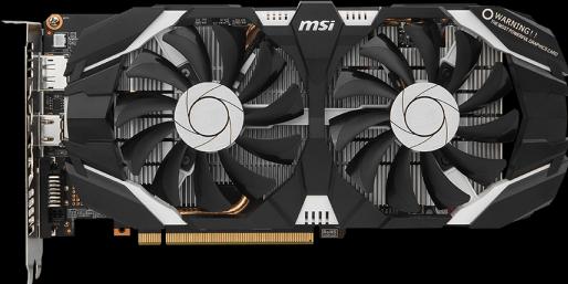 Actual product image MSI GeForce GTX 1060 6GT OC (6 GB)