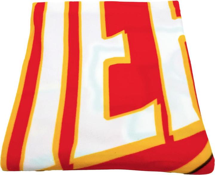 Actual product image Kansas City Chiefs Fleece Crest Throw