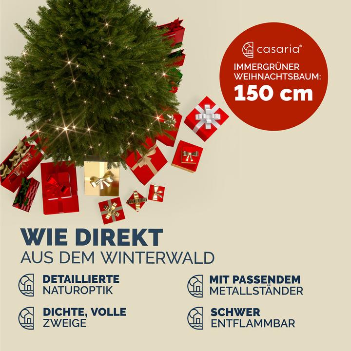 Actual product image Casaria Christmas tree (150 cm)
