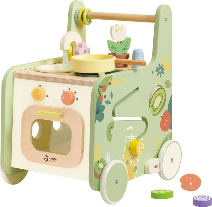 Immagine prodotto Classic World Cucina con girello in legno, 15 pezzi.