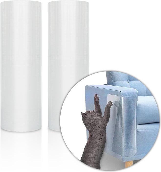 Actual product image Hermex Scratch protection Scratch-stop anti-scratch film Cat furniture protector Wall protection (Cat)