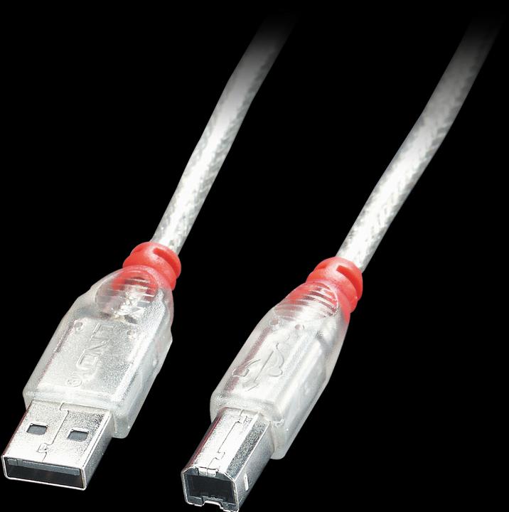 Produktbild Lindy USB 2.0 Kabel Typ A/B (0.50 m, USB 2.0, 2.50 W)