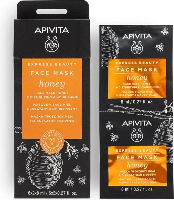 Apivita HONEY FACE MASK - 2x 8ml (16 ml)