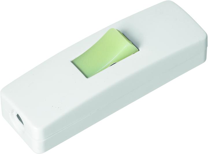Steffen Zwischenschalter Fluo 2-Polig 6A, weiss