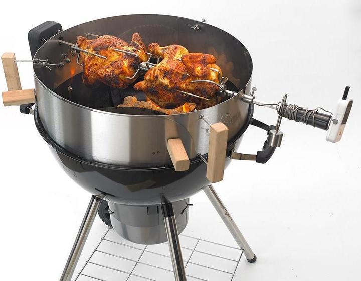 Actual product image Moesta BBQ Grill attachment rotisserie for charcoal kettle grill Ø 57 cm
