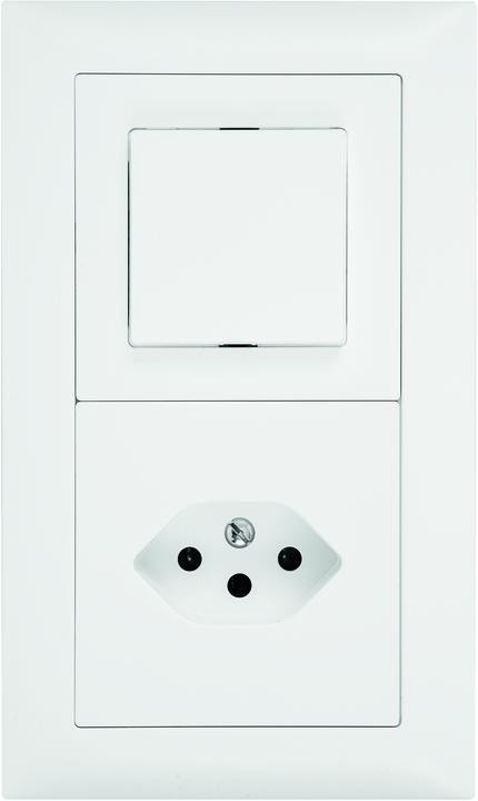 Actual product image Steffen UP combination II S3/1xT13 ws