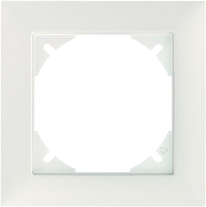 Actual product image Feller Cover frame 1gang 88x88mm ws