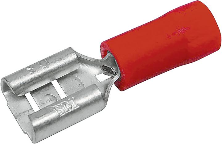 Steffen Receptacle red 6.3/0.8/1 6 pieces 0.5-1mm