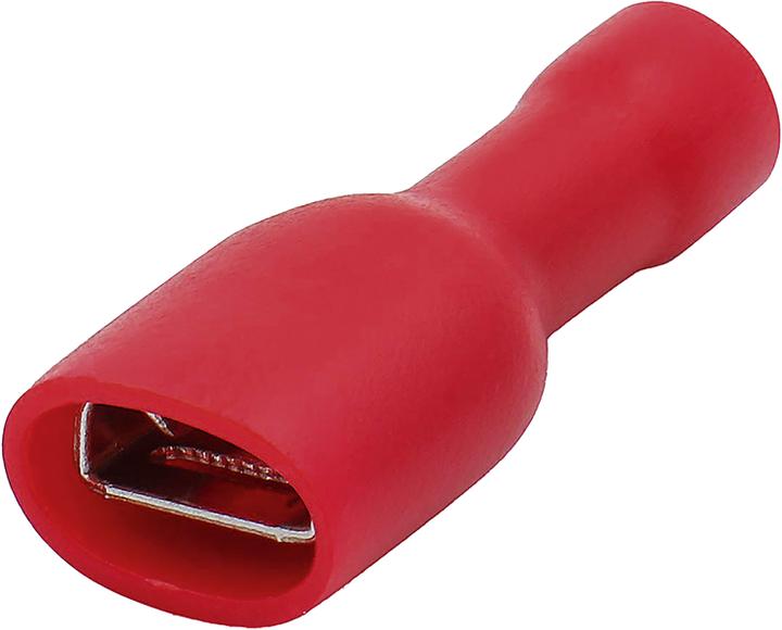 Steffen Receptacle fully insulated red 4 pieces 0.5-1mm