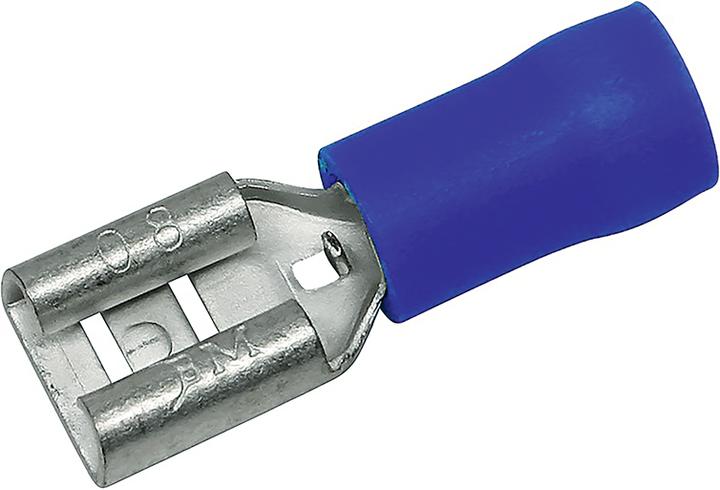 Produktbild Steffen Flachsteckhülse blau 6.3/0.8/2.5 6 Stk. 1-2.5mm