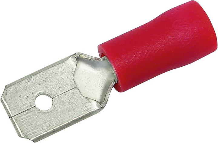 Steffen Tabs 6.3/0.8 red, 6 pieces 0.5-1mm