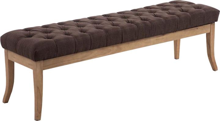 Produktbild CLP Sitzbank Ramses Stoff antik-hell 150, braun (150 cm)
