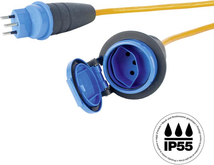 Actual product image Steffen Industrial extension cable EPR-PUR 3x2.5mm2 20m T13-T13 IP55 or (20 m, Type 13)