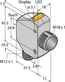 Image du produit Turck Capteur optoélectronique (Capteur)