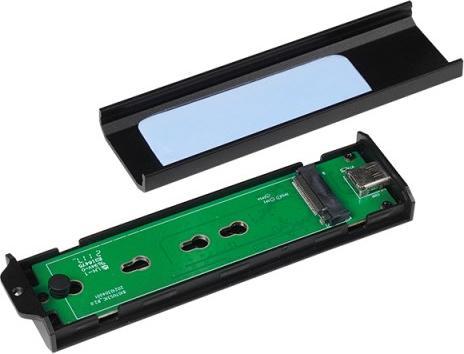 Produktbild Chieftec SSD M.2 PCIe NVMe/S-ata SSD Enclosure Tool-Less (M.2)