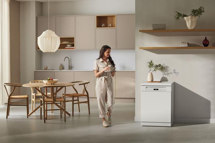 Produktbild Miele G 7600 SC ws GeschirrspülerA 40dB 8.4L Schubl. AutoD.