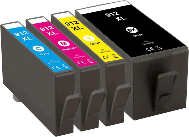 Plutoos HP 912XXL HP 912XL Cartridges XXL compatible (M, C, FC, Y)