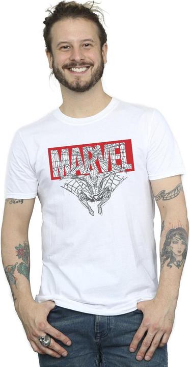 Immagine prodotto Spider Man Logo Red Maglietta Uomo (L)