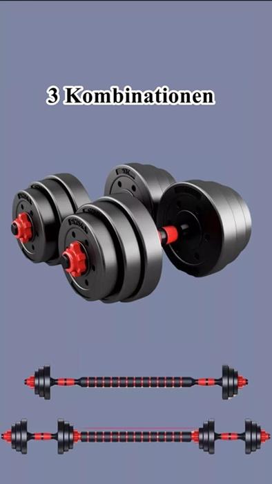 Actual product image Gym Universe 3-in-1 dumbbell set (2 x 15 kg)