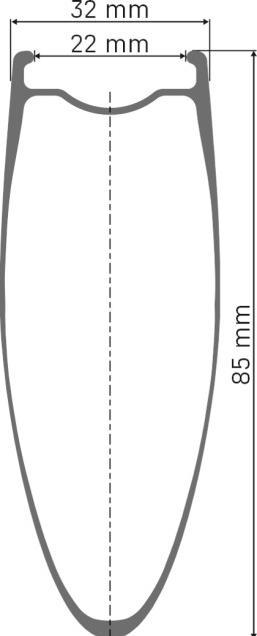 Actual product image DT Swiss ARC1100 Dicut 38 DB (Rear wheel, 28")