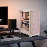 Produktbild Fractal Meshify 3 Ambience Pro RGB Clear Tint White (mATX, Mini-ITX, E-ATX, ATX)