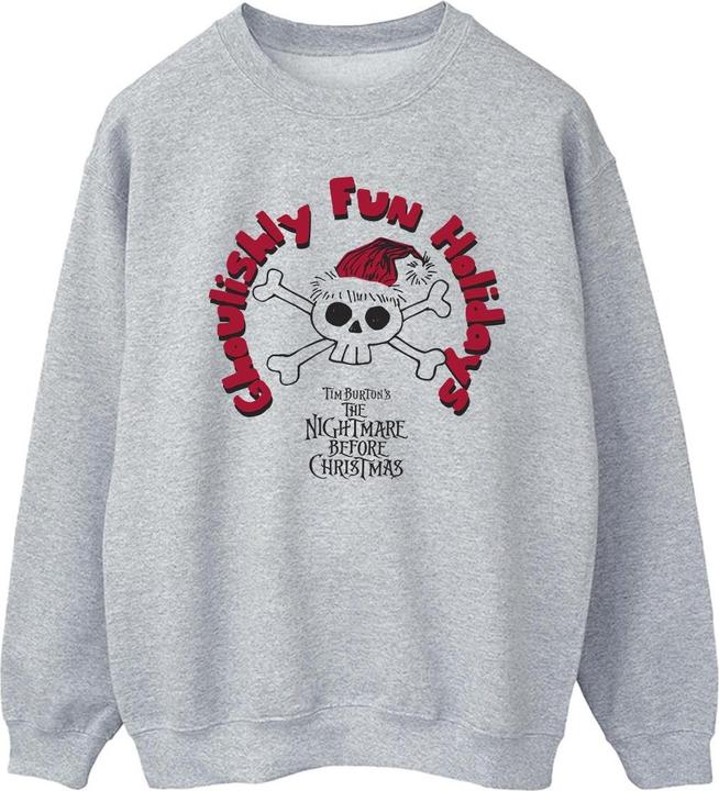 Disney The Nightmare Before Christmas Ghouishly Fun Holidays Sweatshirt (XXL)