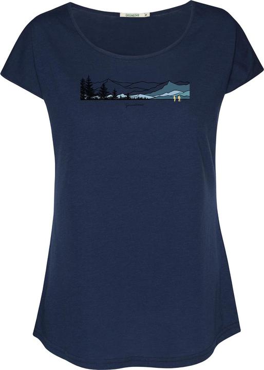 Greenbomb Women's Nature Hike Mountains Cool T-Shirt (S)