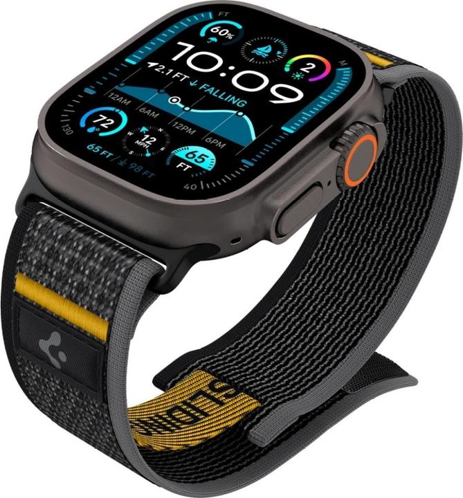 Produktbild Spigen Band Athlex Air for Apple Watch 6/7/8/9/10/SE/Ultra 1/Ultra 2 (44/45/46/49 mm) black (Stoff)