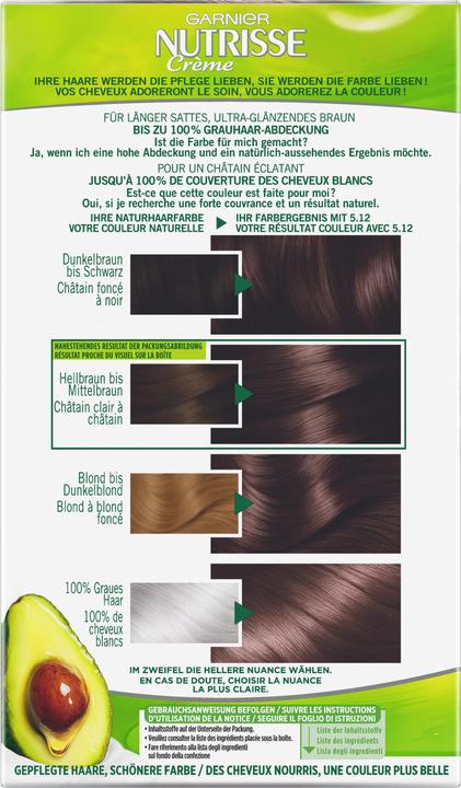 Image du produit Garnier Crème Nutrisse (45631 Marron clair froid)