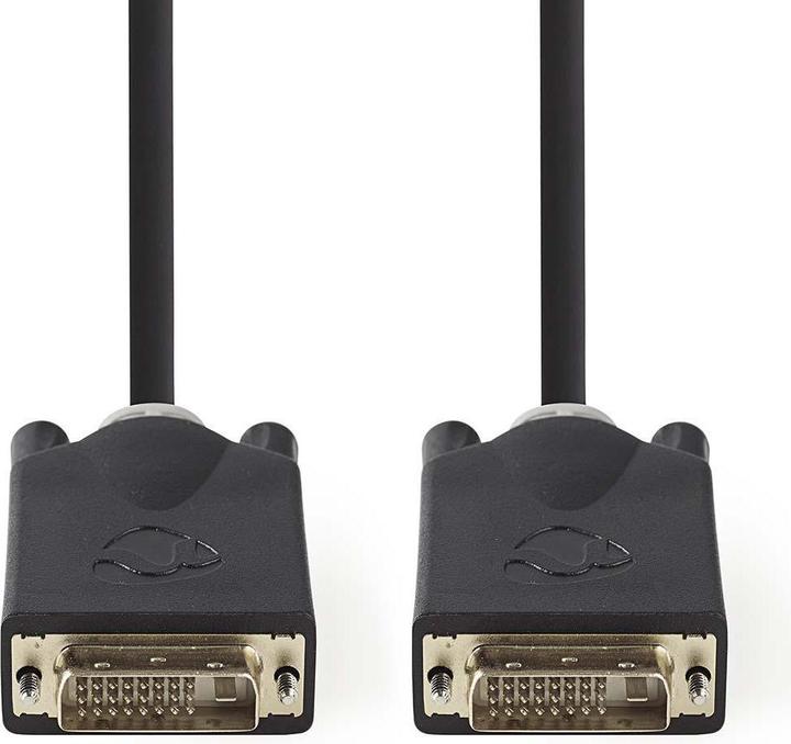 Immagine prodotto Nedis Cavo DVI - Presa DVI-D 24+1 pin - 2 m - PVC - antracite (2 m, DVI)