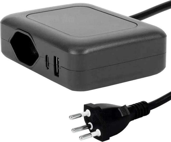 Steffen Ladestation IQ (3 x, USB-A, USB-C, Typ 13, 1.50 m)
