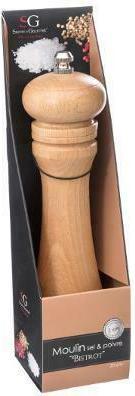 Image du produit Secret de Gourmet BROYEUR EN BOIS NATUREL 20.5CM (Poivre, Sel)