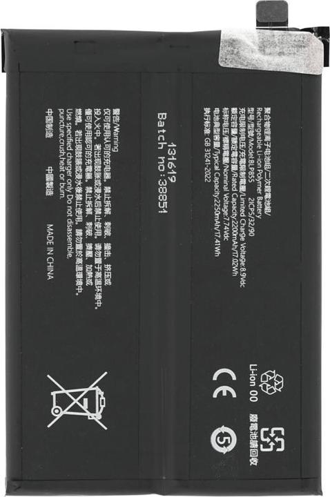 Actual product image OEM MPS Battery BLP855 for Oppo Find X5 Lite CPH2371/Reno6 Pro 5G(Snapdroagon) CPH2247/Reno8 Lite 5G