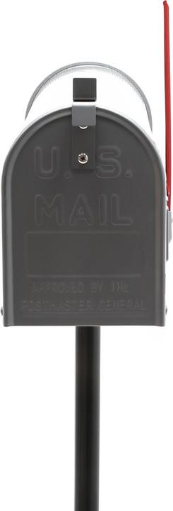 Produktbild Wiltec Set US Mailbox grau 180x220x480mm amerikanischer Briefkasten Ständer
