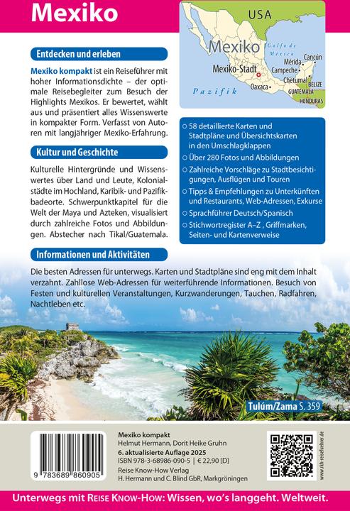 Produktbild Reisefhrer Mexiko kompakt (Deutsch, DoritHeike, Helmut/Gruhn, Hermann, 2024)