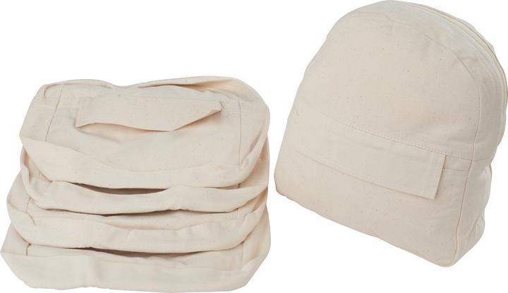 VBS Kinder-Rucksack,100% Baumwolle, 23 x 21 cm, 5 Stück