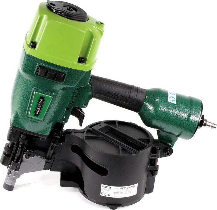 Prebena 8XR-CNW90 Cloueuse pneumatique à rouleau avec mallette de transport + Prébena CNW25 /