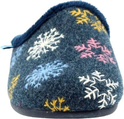Actual product image Lunar Womens/Ladies Juniper Snowflake Slippers (39)