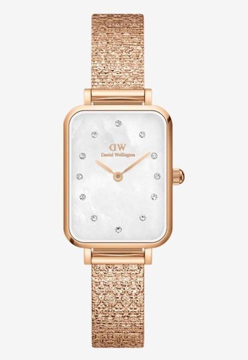 Image du produit Daniel Wellington Quadro Lumine Pressed Piano Rose Gold White (Montre analogique, 20 mm)