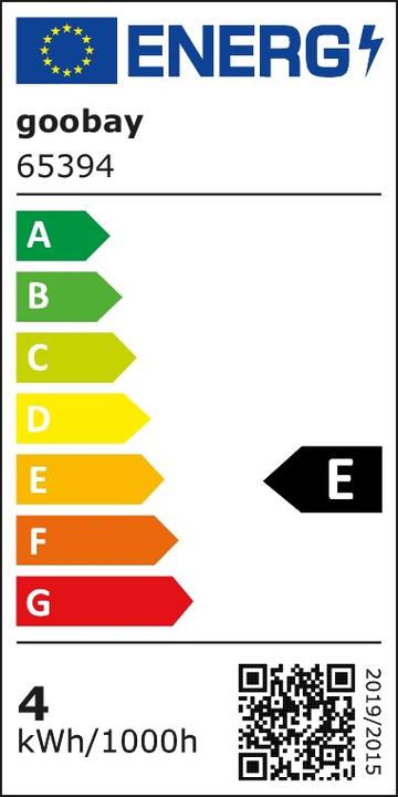 Energy Label Goobay Filament LED Mini Globe, 4 W (E14, 4 W, 470 lm, 1 x, E)