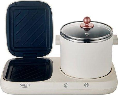 Actual product image Adler 2-in-1 Breakfast Station | AD 6421 | 1320 W | 1 L | Number of programs 1