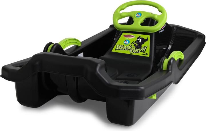 Immagine prodotto Jamara Snow Play Bob Black Devil 84cm nero con volante e freno